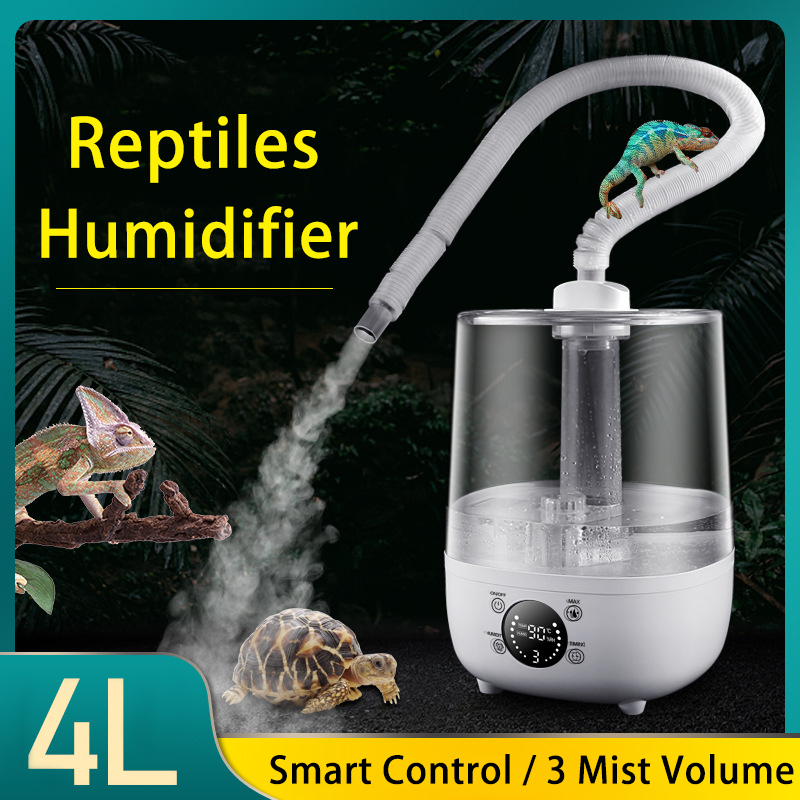 Terrarium Fogger Ultrasonic - 4L sürüngen Terrariums nemlendirici Fogger stat