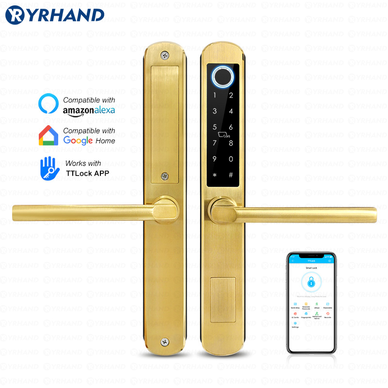 Glass Door Hinge - IP66 Altın Paslanmaz çelik Sürgülü Cam