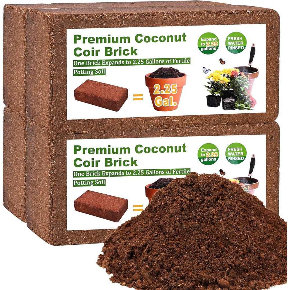 Substrate Coconut Fiber - Organik Hindistan Cevizi Lifi 4 Adet