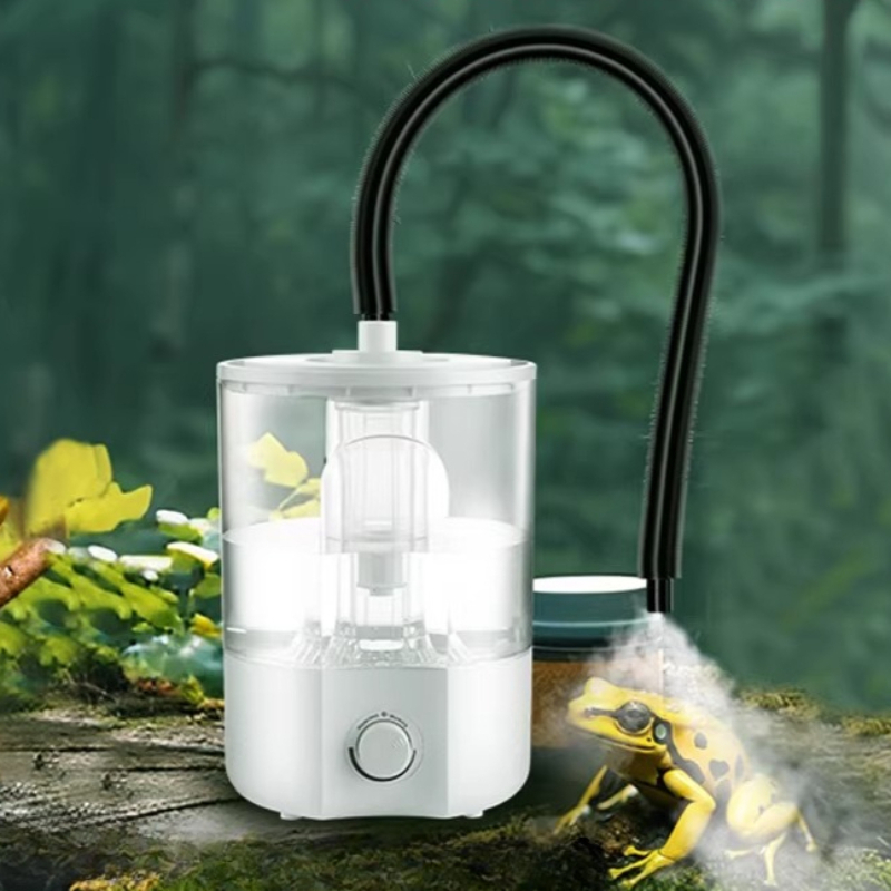 Terrarium Fogger Ultrasonic - Sürüngen Nemlendirici Ayarlanabilir Sessiz Büyük Kapasiteli
