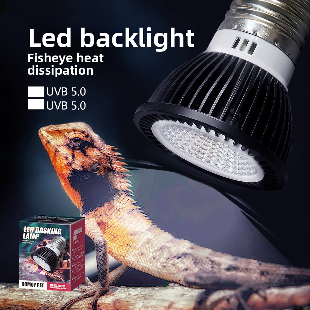 Vitamin D3 Reptile - NOMOY Sürüngen UVB LED Basking Lamba