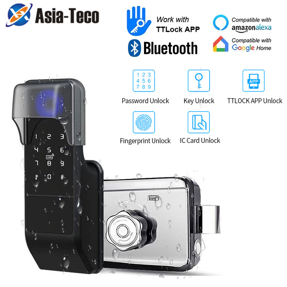 Glass Door Hinge - IP65 Su Geçirmez TTLock Parmak İzi