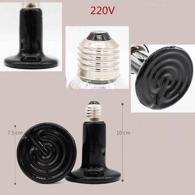Ceramic Heat Emitter - Mini Evcil Hayvan Sürüngenleri için Kızılötesi