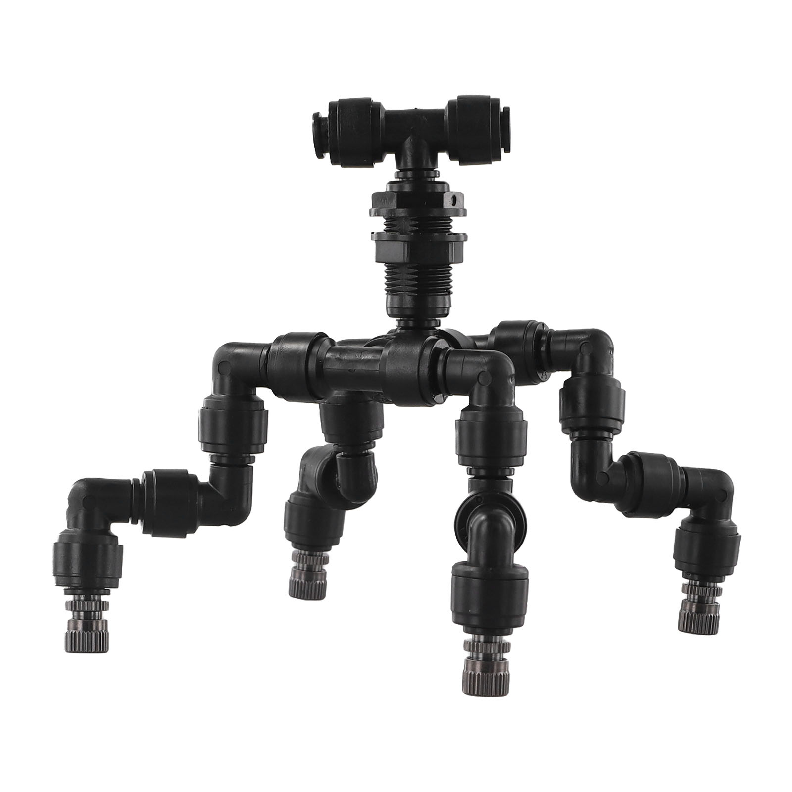 Misting Nozzle Reptile - Siyah Plastik 360 Derece Dönen Sisleme