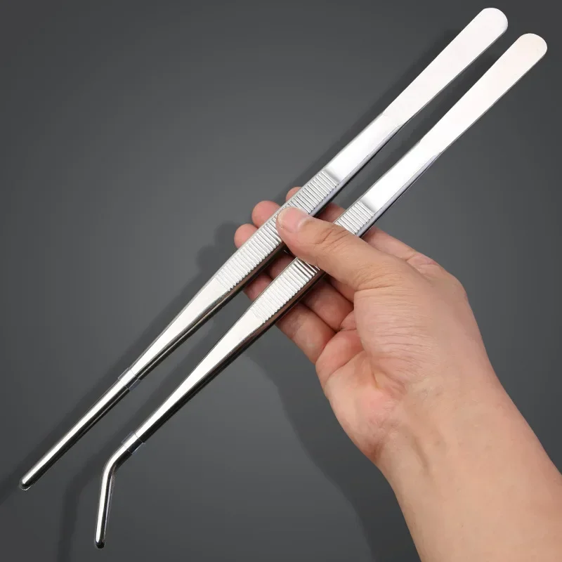 Feeding Tong Stainless - Paslanmaz Multifuctional çelik dirsek cımbız akvaryum