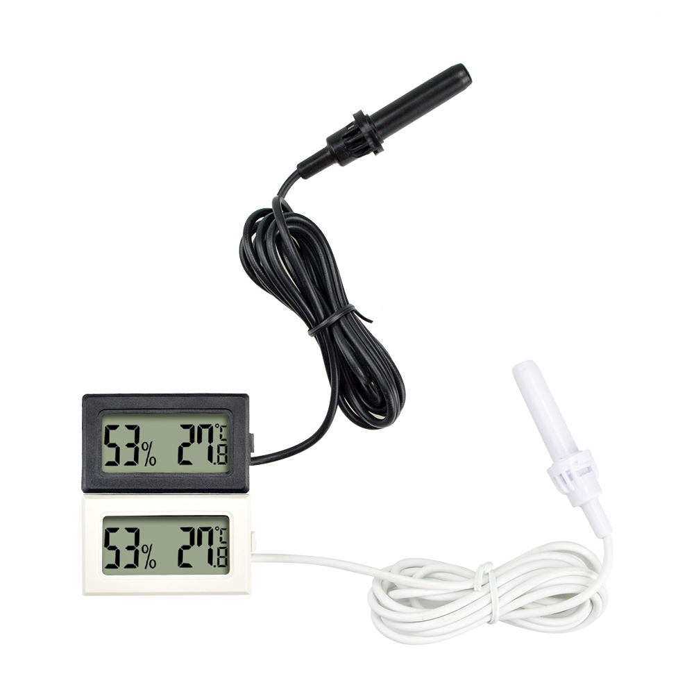 Digital Hygrometer Probe - 2 adet Mini Dijital Higrometre Termometre