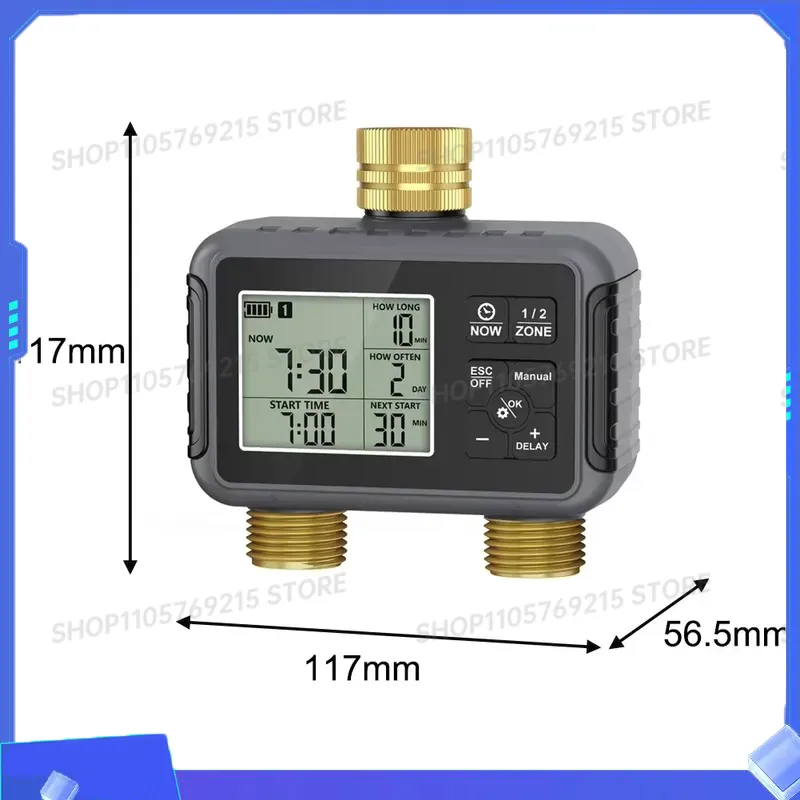 Timer Dual Outlet - Akıllı Su Kontrol Cihazı Bahçe Sulama