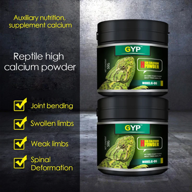 Calcium Powder Reptile - Tırmanma evcil hayvan sürüngen yüksek kalsiyum