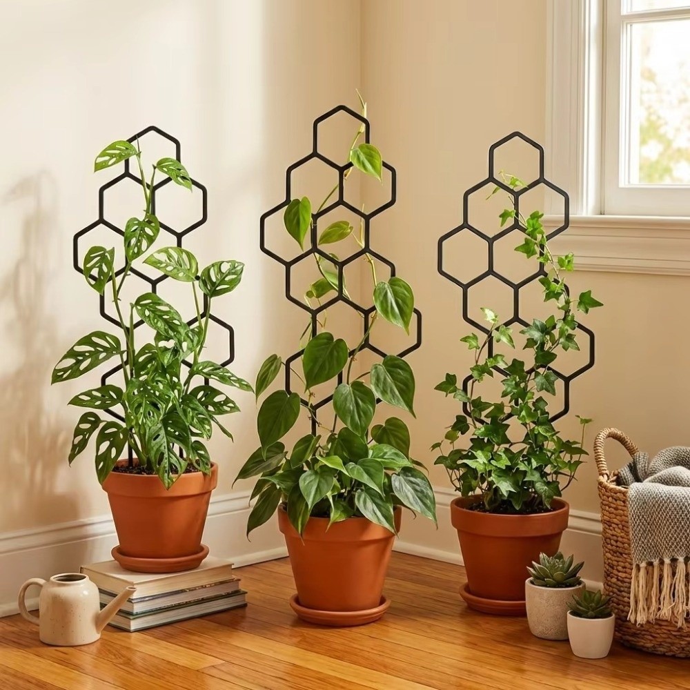 Vine Climbing Plastic - Petek Tasarımlı Bitki Çardağı Paslanmaz Plastik