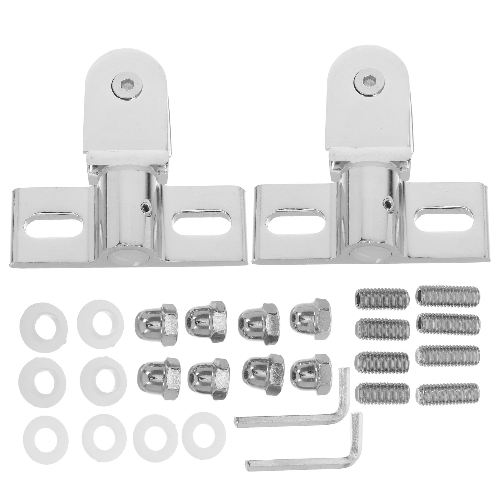 Glass Door Hinge - 2 takım duş kapısı pivot menteşeleri
