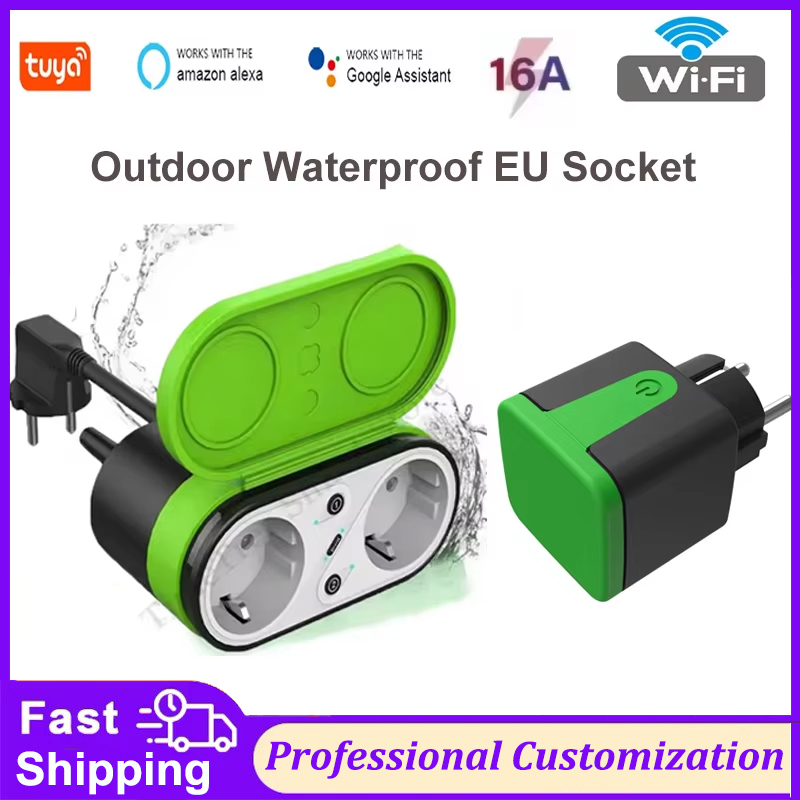 Tuya EU 16A Wifi Akıllı Dış Me - Timer Dual Outlet incelemesi ve fiyatı