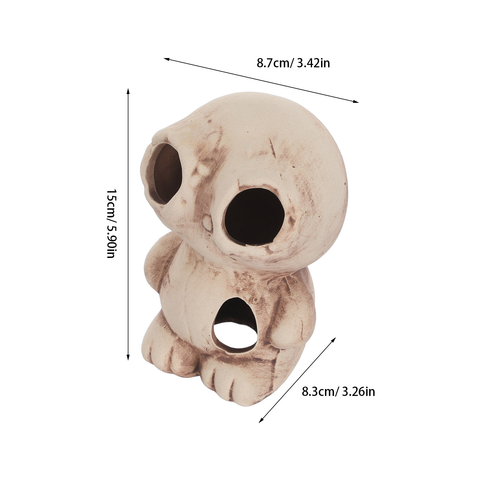Akvaryum Karides Barınağı Kari - Hide Cave Ceramic incelemesi ve fiyatı