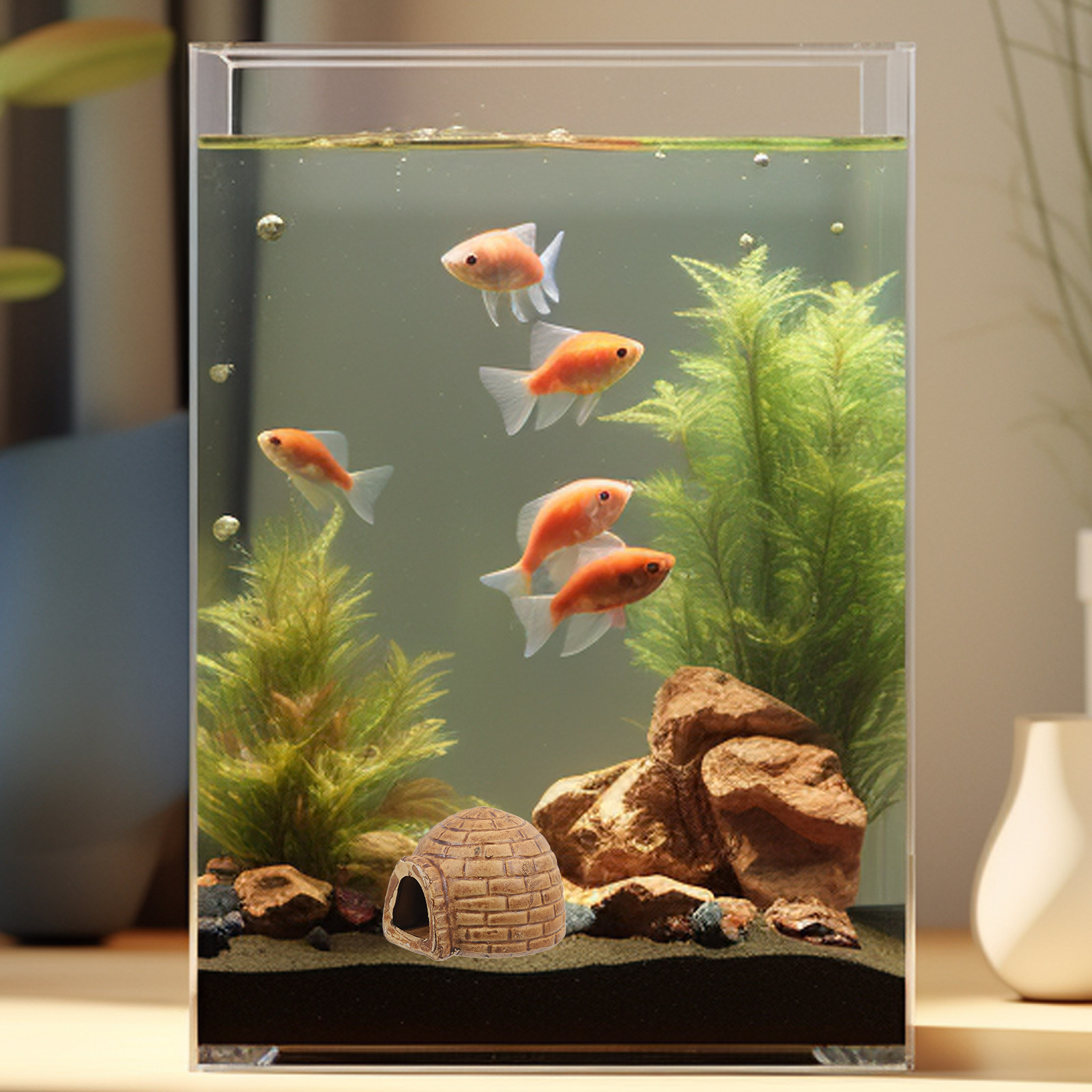 Premium Seramik Akvaryum Sakla - Hide Cave Ceramic incelemesi ve fiyatı