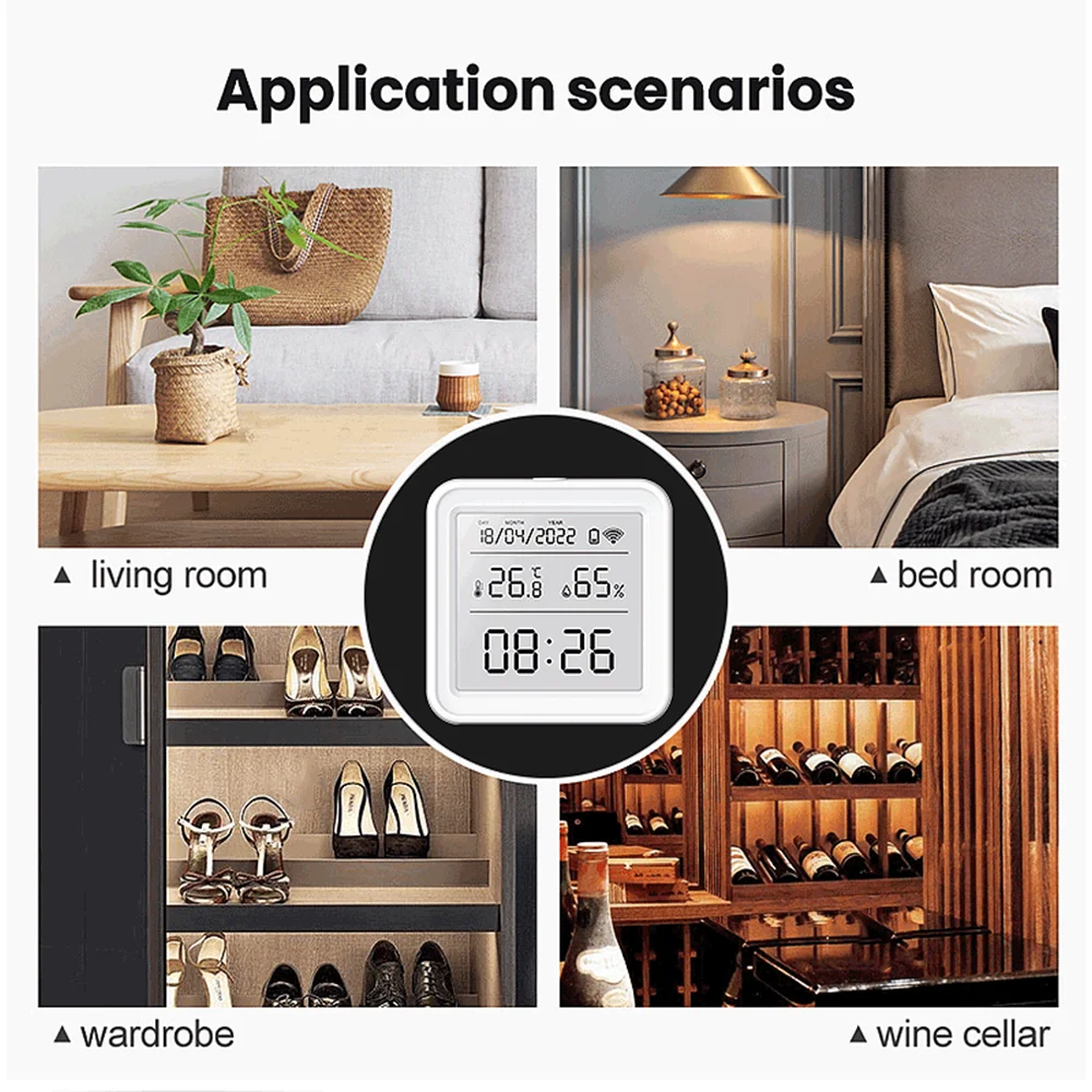 Tuya Zigbee WiFi Sıcaklık Nem  - Digital Hygrometer Probe incelemesi ve fiyatı