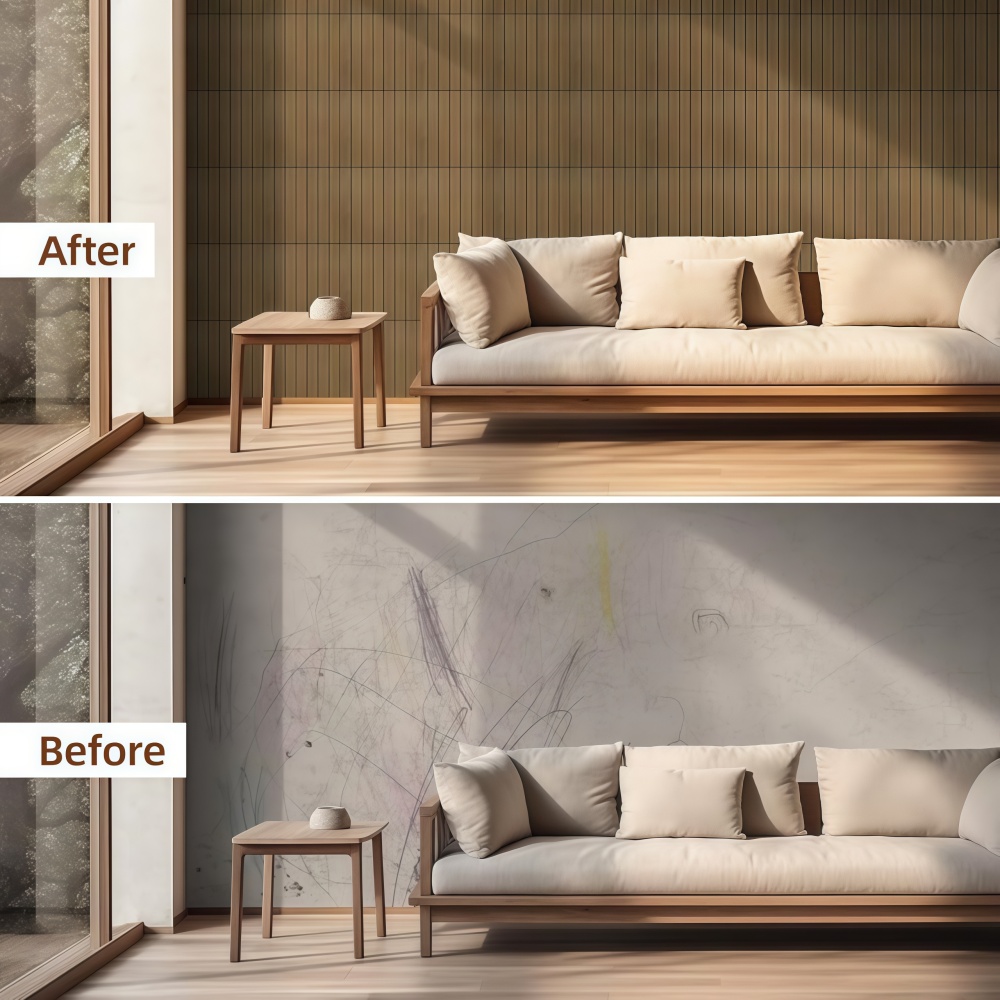 10 adet ızgara 3D duvar sticke - Pvc Panel Background incelemesi ve fiyatı