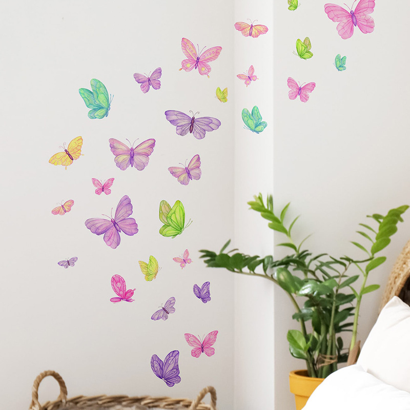 Romantik kelebek Duvar Çıkartm - Pvc Panel Background incelemesi ve fiyatı