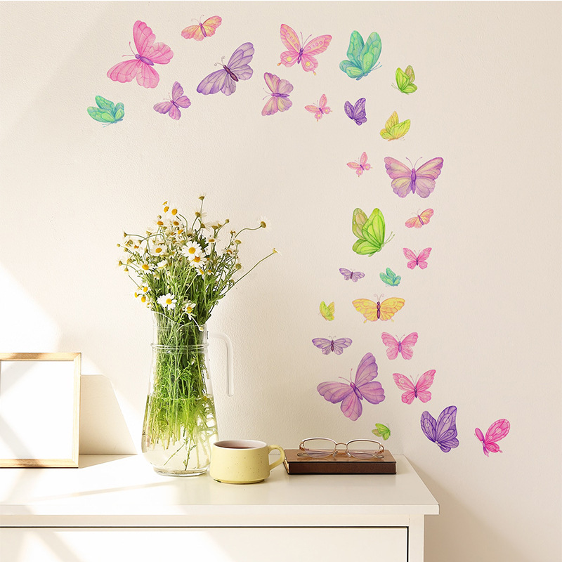 Romantik kelebek Duvar Çıkartm - Pvc Panel Background incelemesi ve fiyatı
