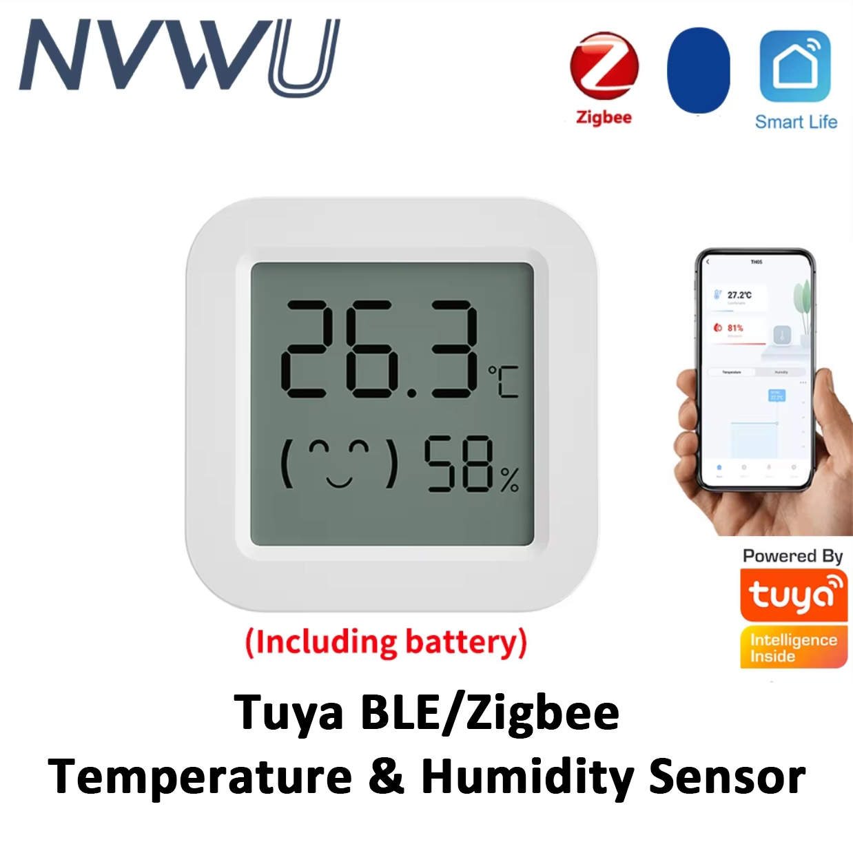 Tuya Zigbee Sıcaklık Nem Sensö - Digital Hygrometer Probe incelemesi ve fiyatı
