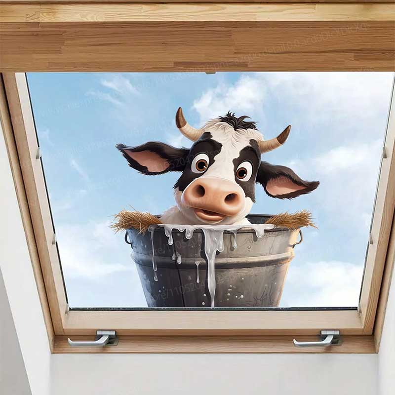 Sevimli İnek Duvar Çıkartmalar - Pvc Panel Background incelemesi ve fiyatı