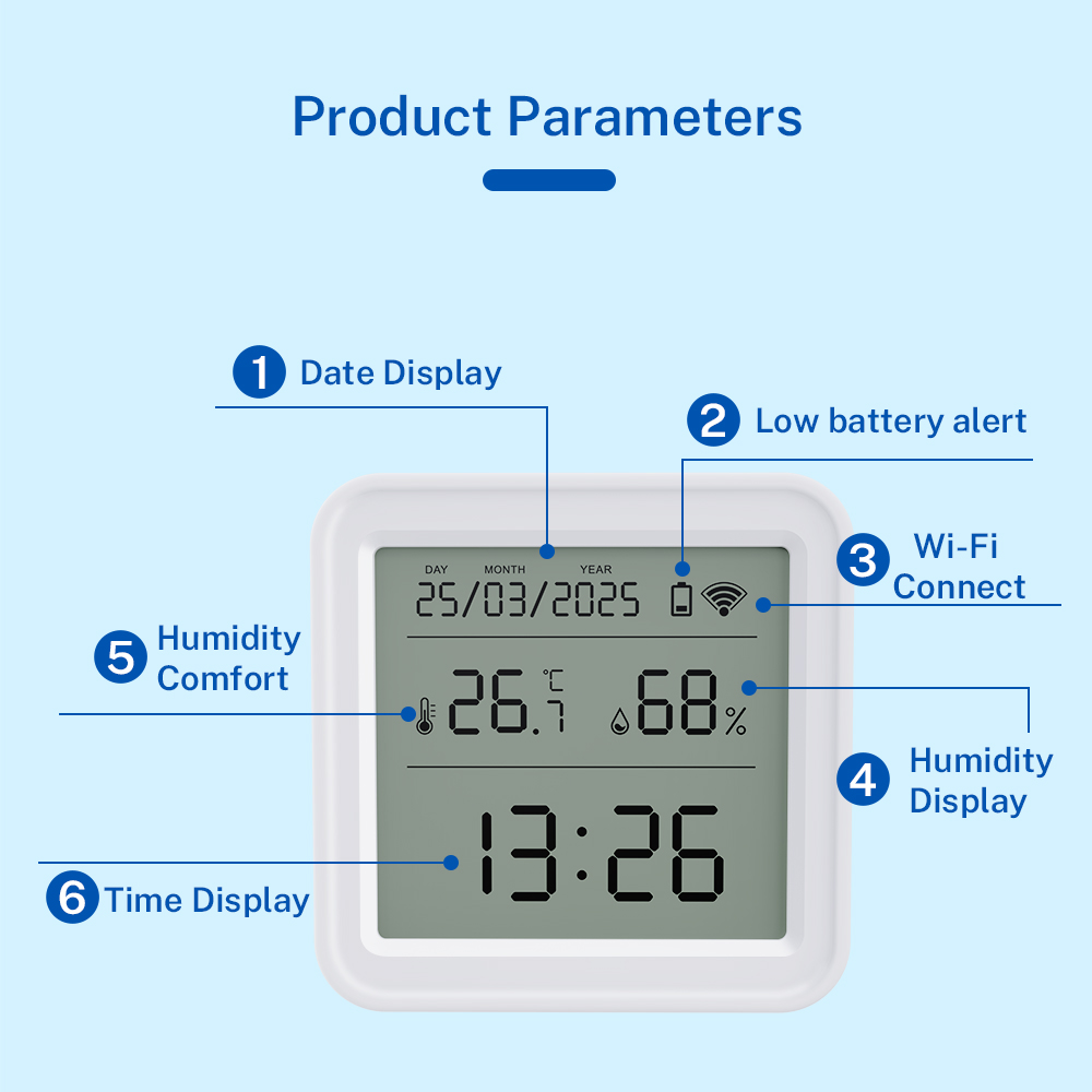 Tuya WIFI Sıcaklık Nem Sensörü - Digital Hygrometer Probe incelemesi ve fiyatı