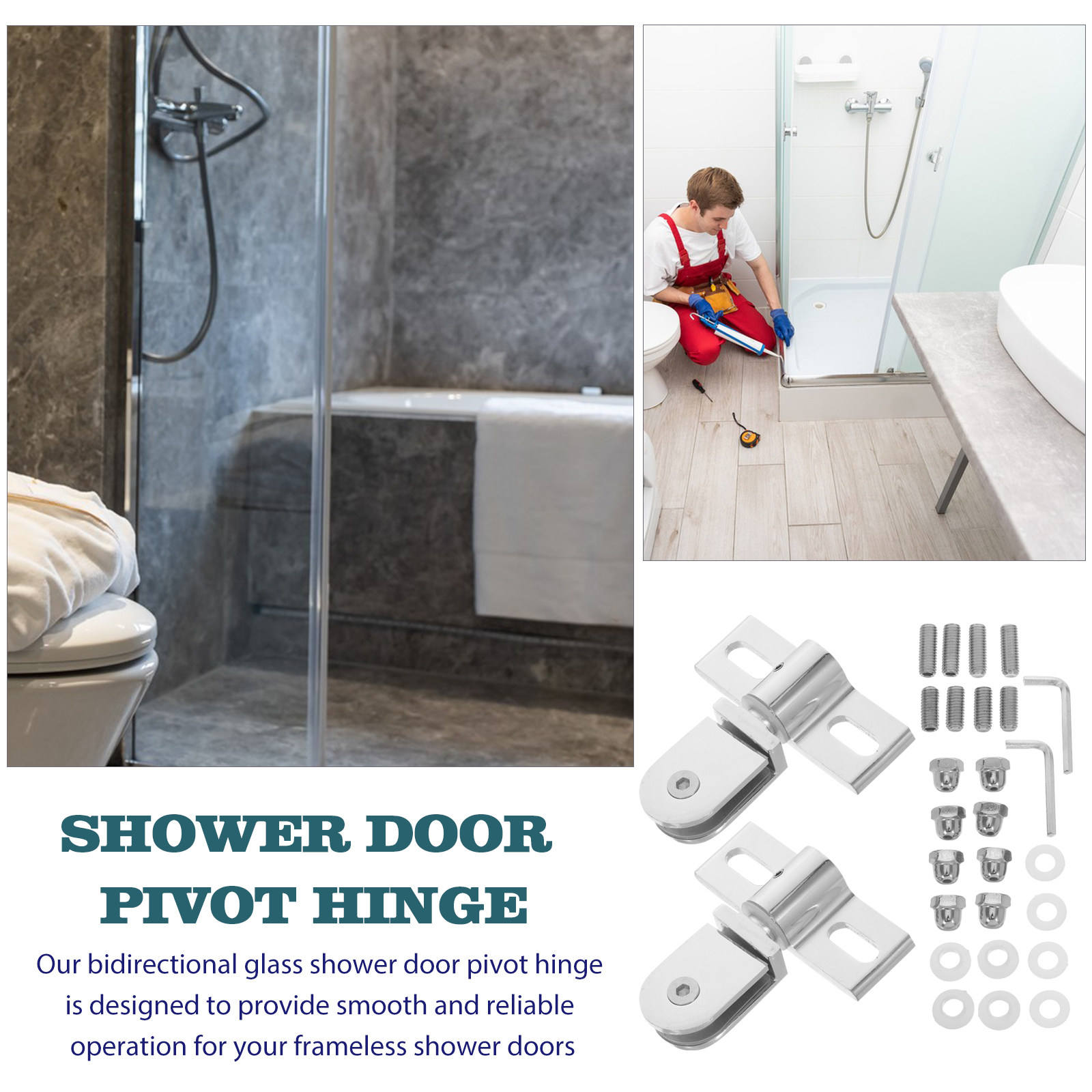 2 takım duş kapısı pivot mente - Glass Door Hinge incelemesi ve fiyatı