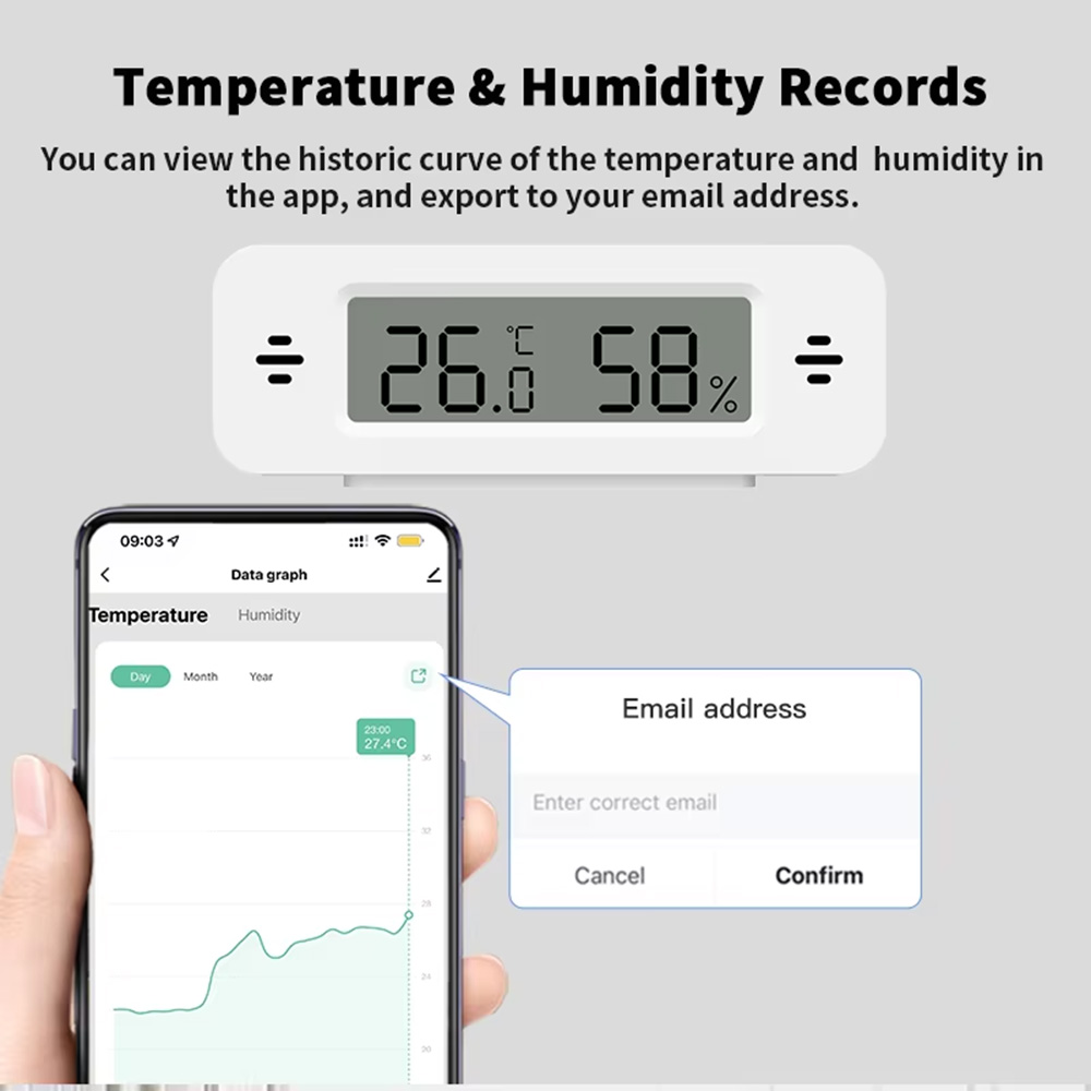 Tuya Zigbee WiFi Mini Sıcaklık - Digital Hygrometer Probe incelemesi ve fiyatı