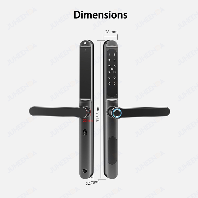 TTLock App akıllı alüminyum ka - Glass Door Hinge incelemesi ve fiyatı